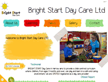 Tablet Screenshot of brightstart.org.uk